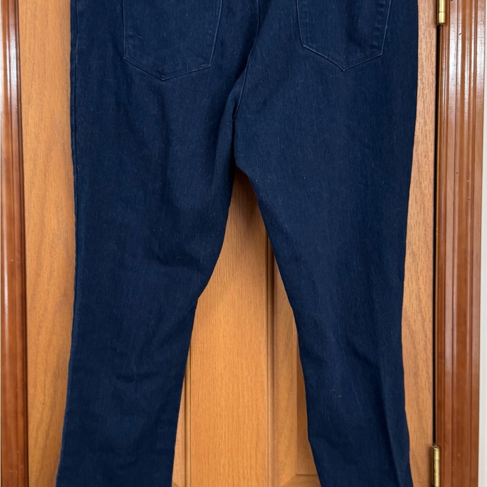 Women's Plus Size Skinny Denim Dark Blue Jeans size 22W